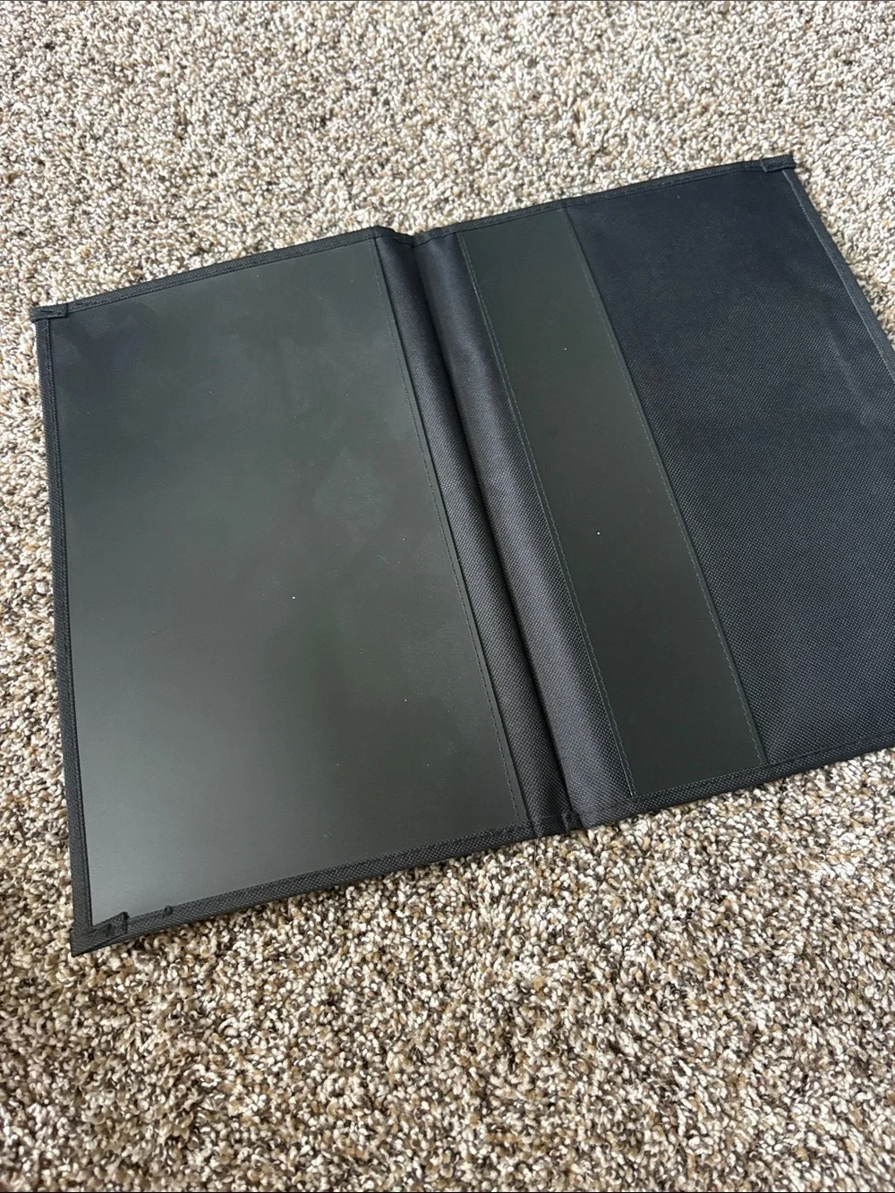 Black Mesh Organizer Pouch for Side of Bed